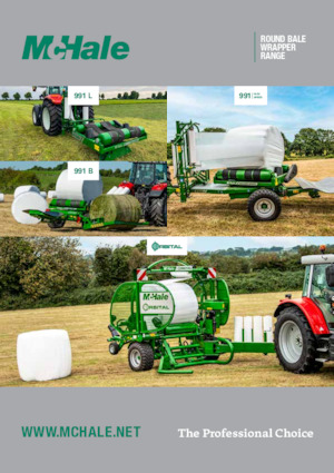 Fasciatrici per balle McHale 991 TBER