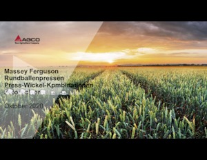 Fasciatrici per balle Massey Ferguson TW 160