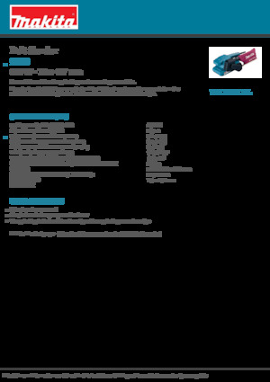 Levigatrici a nastro Makita 9910