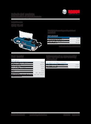 Levigatrici a nastro Bosch GBS 75 AE