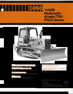 Apripista cingolati Case 1150D