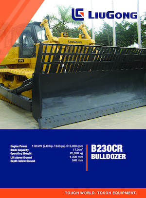 Apripista cingolati Liugong B230CR