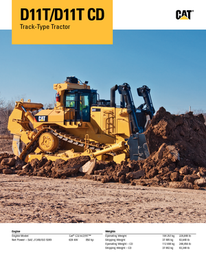 Apripista cingolati Caterpillar D11T