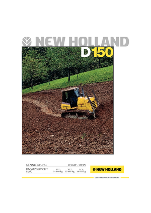 Apripista cingolati New Holland D 150 B LT