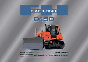 Apripista cingolati Fiat-Hitachi D 150 LGP