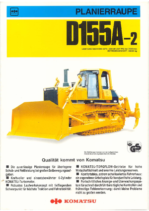 Apripista cingolati Komatsu D155A-2