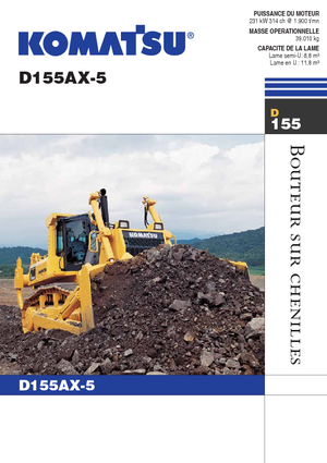 Apripista cingolati Komatsu D155AX-5B