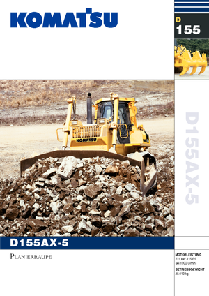 Apripista cingolati Komatsu D155AX-5B