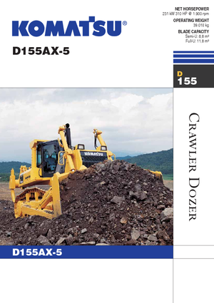 Apripista cingolati Komatsu D155AX-5B