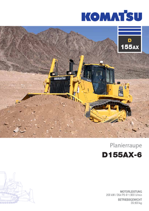 Apripista cingolati Komatsu D155AX-6