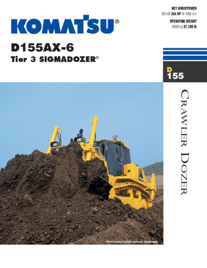 Apripista cingolati Komatsu D155AX-6