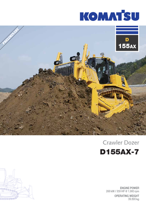 Apripista cingolati Komatsu D155AX-7