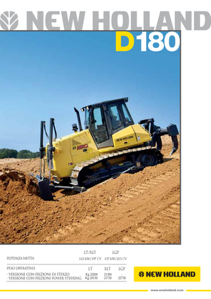 Apripista cingolati New Holland D180B LT