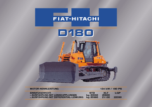 Apripista cingolati Fiat-Hitachi D 180 XLT