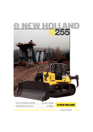 Apripista cingolati New Holland D 255