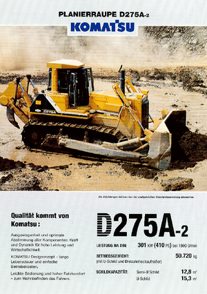Apripista cingolati Komatsu D275A-2