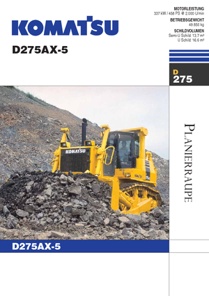 Apripista cingolati Komatsu D275AX-5E0
