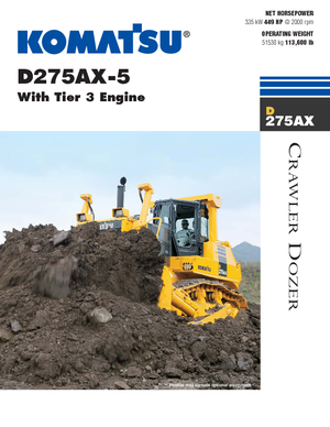 Apripista cingolati Komatsu D275AX-5E0