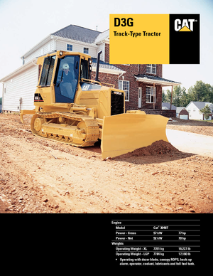Apripista cingolati Caterpillar D3G XL