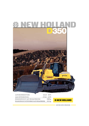 Apripista cingolati New Holland D 350