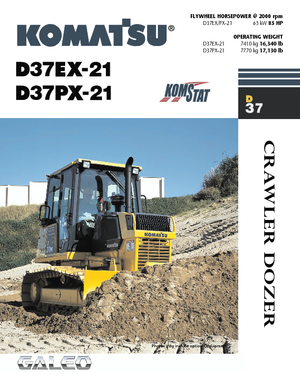 Apripista cingolati Komatsu D37EX-21A