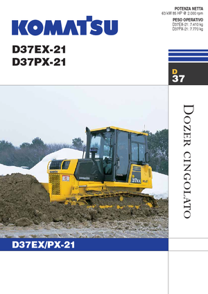 Apripista cingolati Komatsu D37EX-21A