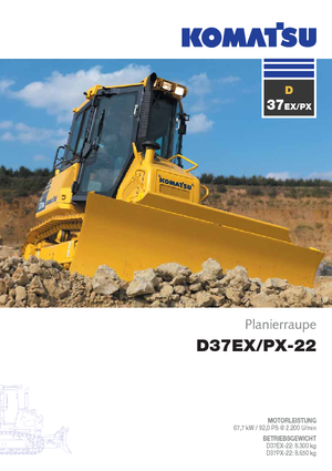 Apripista cingolati Komatsu D37PX-22