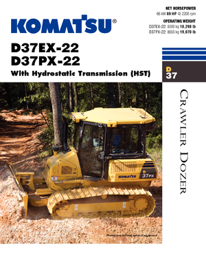Apripista cingolati Komatsu D37PX-22