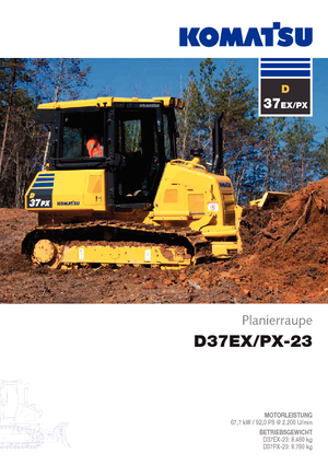 Apripista cingolati Komatsu D37PX-23