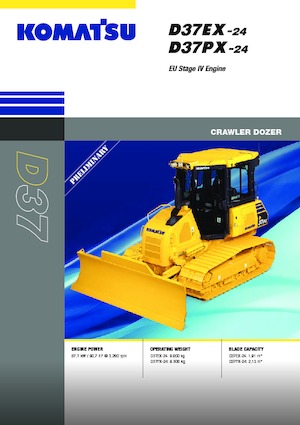 Apripista cingolati Komatsu D37EX-24
