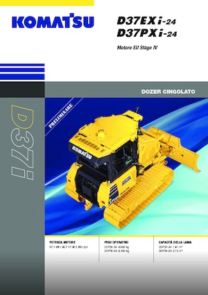 Apripista cingolati Komatsu D37EXi-24