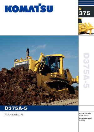 Apripista cingolati Komatsu D375A-5
