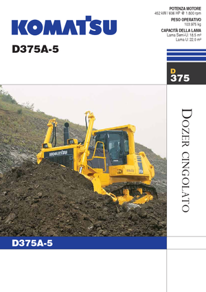 Apripista cingolati Komatsu D375A-5