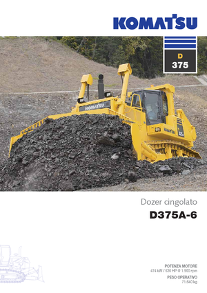 Apripista cingolati Komatsu D375A-6