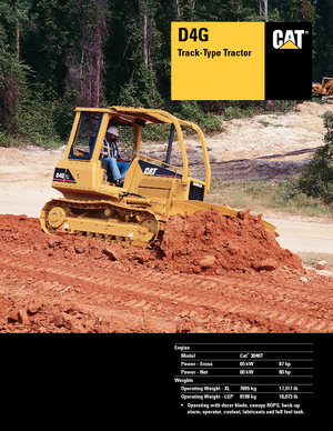 Apripista cingolati Caterpillar D 4 G