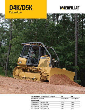 Apripista cingolati Caterpillar D5K M