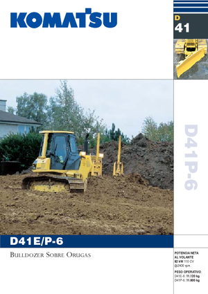 Apripista cingolati Komatsu D41P-6