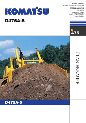 Apripista cingolati Komatsu D475A-5