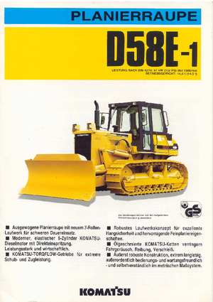 Apripista cingolati Komatsu D58E-1P