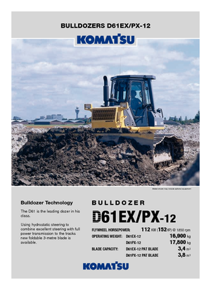 Apripista cingolati Komatsu D61PX-12