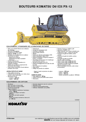 Apripista cingolati Komatsu D61EX-12