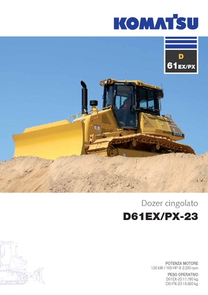 Apripista cingolati Komatsu D61PX-23