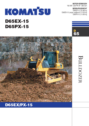 Apripista cingolati Komatsu D65EX-15