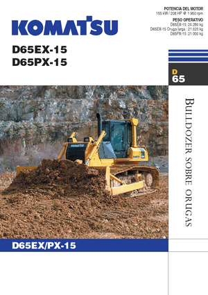 Apripista cingolati Komatsu D65EX-15