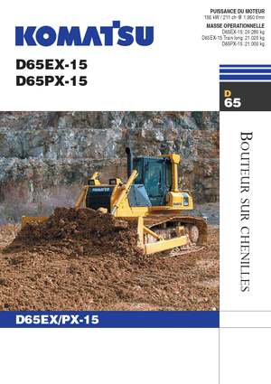 Apripista cingolati Komatsu D65EX-15