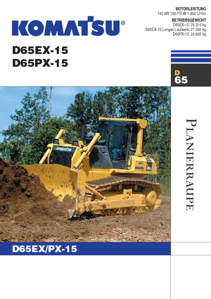 Apripista cingolati Komatsu D65PX-15