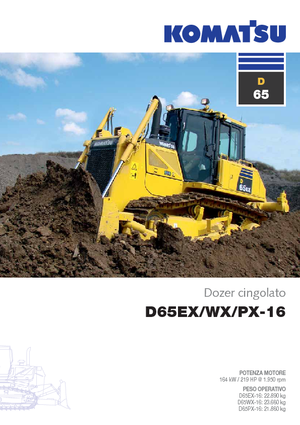 Apripista cingolati Komatsu D65EX-16