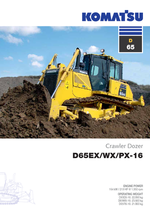 Apripista cingolati Komatsu D65PX-16