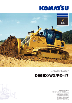 Apripista cingolati Komatsu D65PX-17