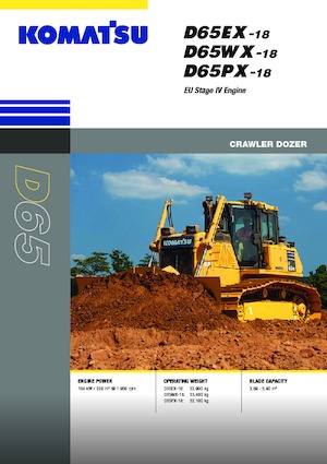 Apripista cingolati Komatsu D65WX-18E0